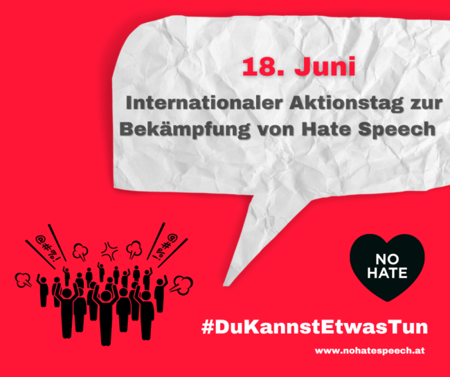 Hate Speech Aktionstag