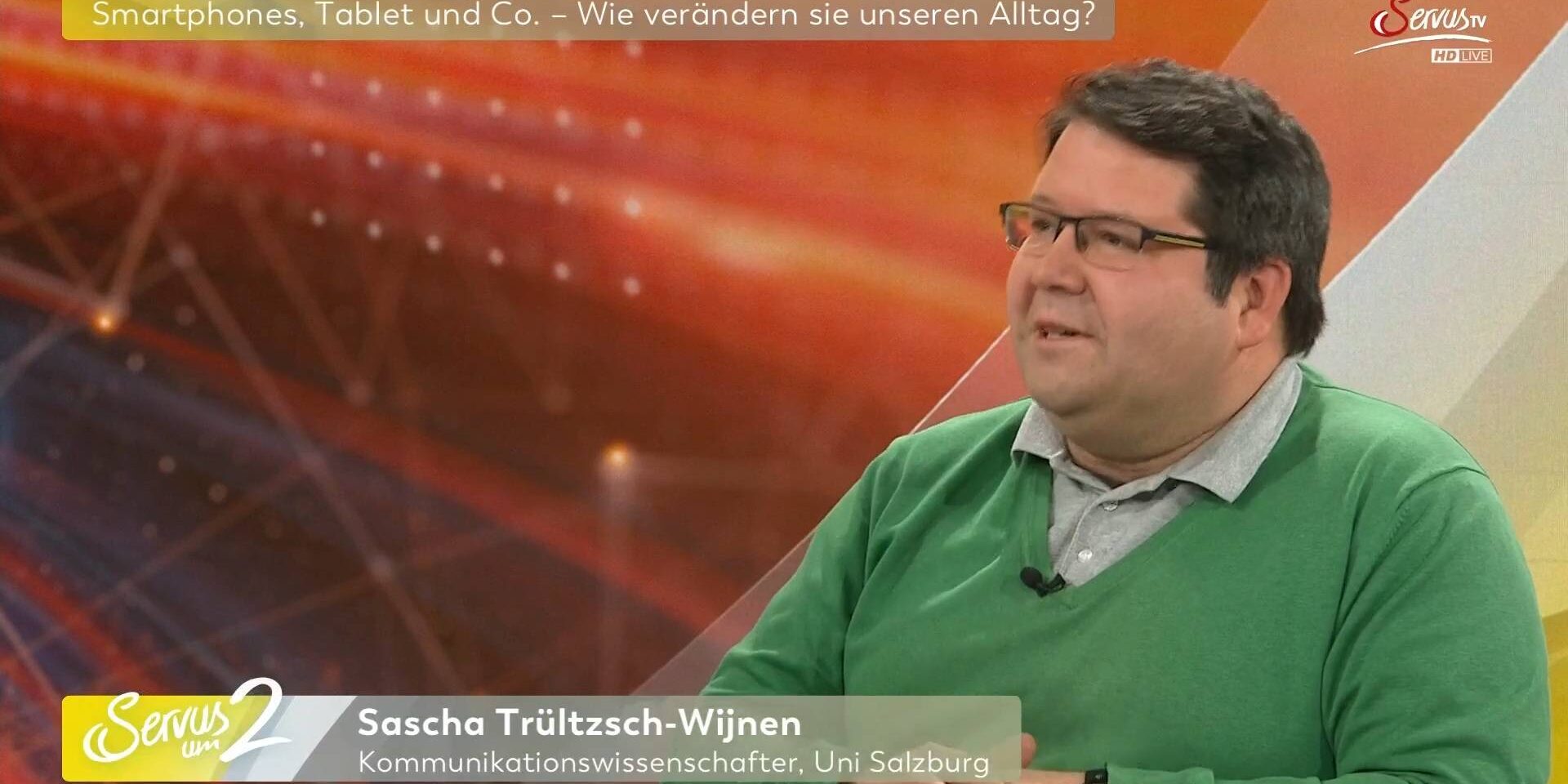Interview Servus um 2 mit Sascha Trültzsch-Wijnen