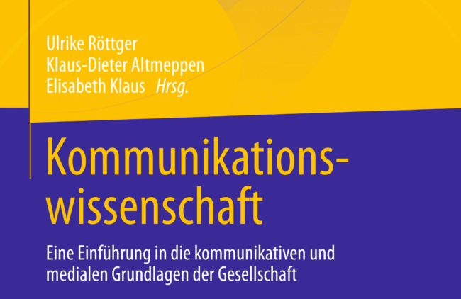 Buch Kommunikationswissenschaft Lehrbuch