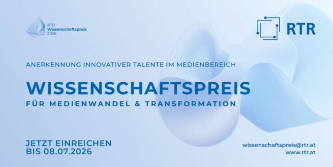 Wissenschaftspreis RTR 2026