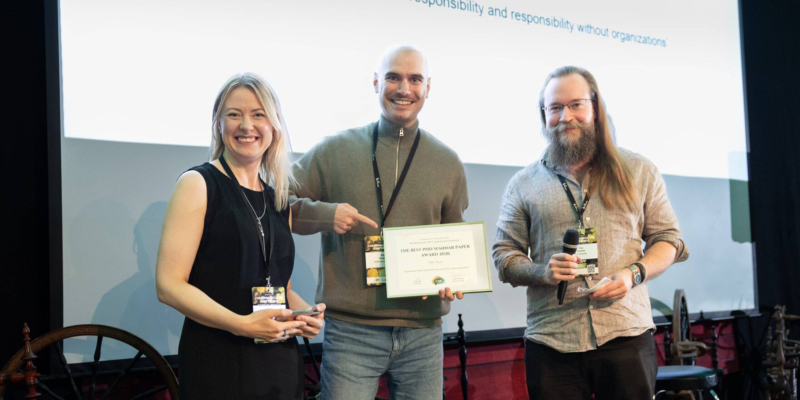 JOWI9621 Förster Nils:Best PhD Seminar Paper Award 2026